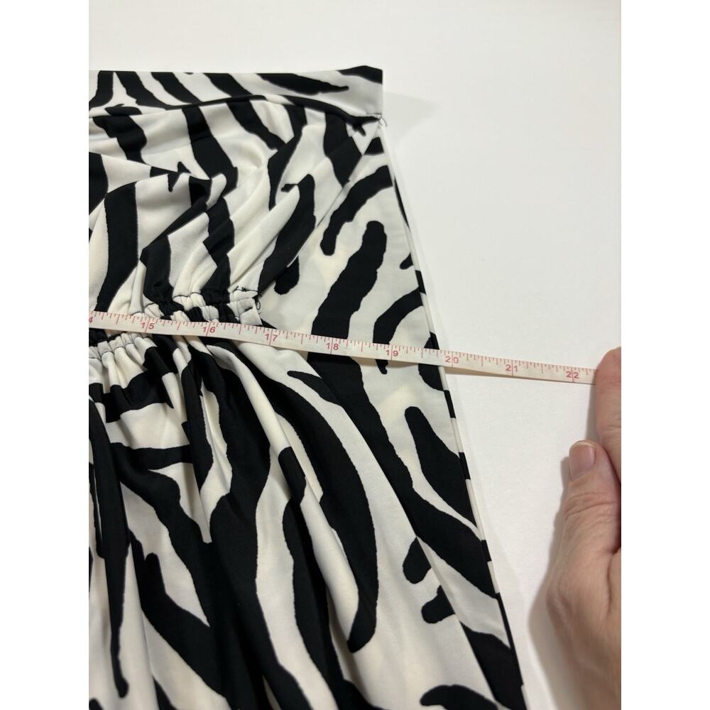 AFRM Black and White Zebra Print Mini Slip Dress - Picture 12 of 13